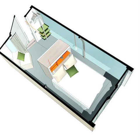 CANVAS BUNGALOW 2 people - COCO SWEET, without sanitary facilities