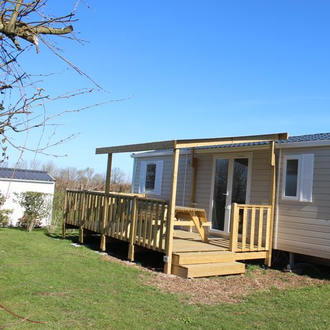 MOBILE HOME 8 people - Mobile home Eva 40 - 4 bedrooms 1 bathroom - 40m² + semi covered terrace