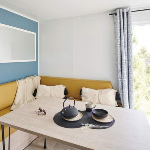 MOBILE HOME 6 people - Mobile Home Lodge 83 Confort 3 bedrooms - 28 m² + integrated terrace of 8 m