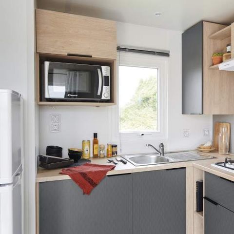 MOBILE HOME 6 people - Mobile Home Lodge 83 Confort 3 bedrooms - 28 m² + integrated terrace of 8 m