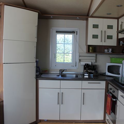 MOBILE HOME 4 people - Mobile home Premium Villa 2 bedrooms - 40 m² + semi-covered terrace + large garden