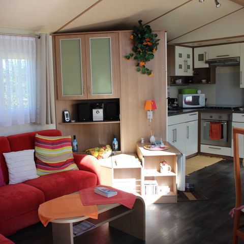 MOBILE HOME 4 people - Mobile home Premium Villa 2 bedrooms - 40 m² + semi-covered terrace + large garden