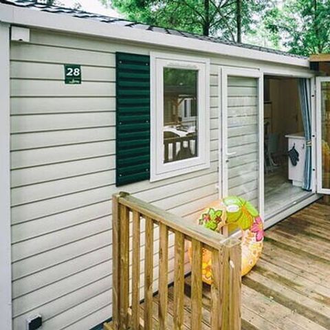 Mobile home 4 persons - Mobile-home | Comfort | 2 Bedrooms | 4 Pers. | Raised terrace | Air-con.