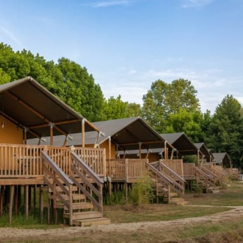 CANVAS AND WOOD TENT 7 people - Belle vue safari tent