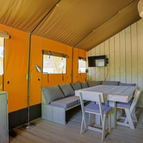 CANVAS AND WOOD TENT 7 people - Belle vue safari tent