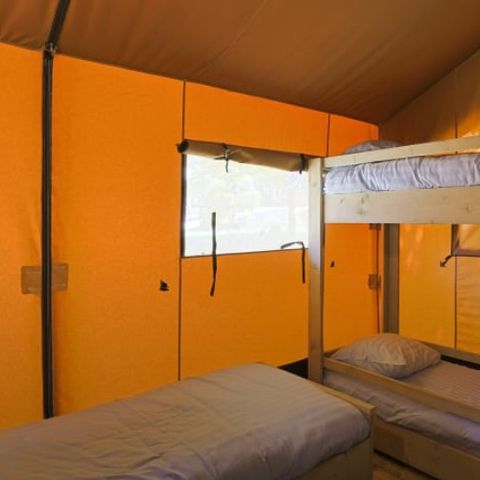 CANVAS AND WOOD TENT 7 people - Belle vue safari tent