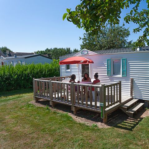 MOBILE HOME 6 people - 3 bedrooms + uncovered terrace 7.80 x 3.70 m