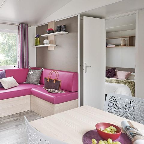 Mobile home 6 persons - PRESTA+ 2 bedrooms 30m² TV + air conditioning