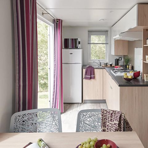 Mobile home 6 persons - PRESTA+ 2 bedrooms 30m² TV + air conditioning