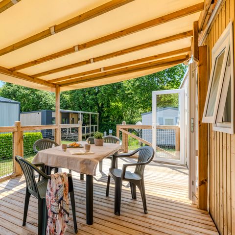 Mobile home 5 persons - Mobilehome PRESTA+Kids 2 bedrooms 29m² TV + air conditioning