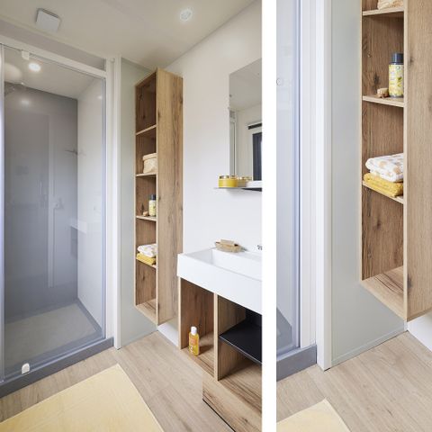 Mobile home 5 persons - Mobilehome PRESTA+Kids 2 bedrooms 29m² TV + air conditioning