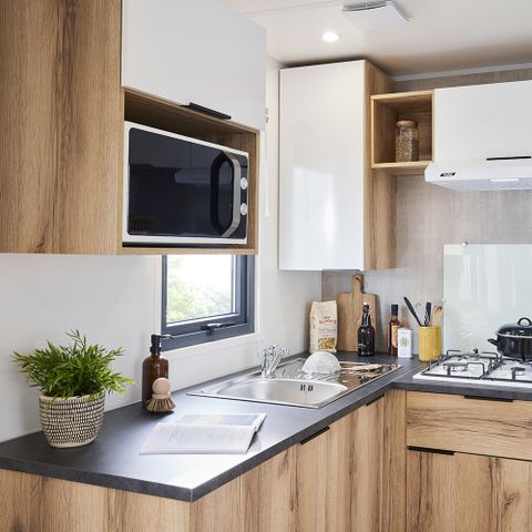 Mobile home 5 persons - Mobilehome PRESTA+Kids 2 bedrooms 29m² TV + air conditioning