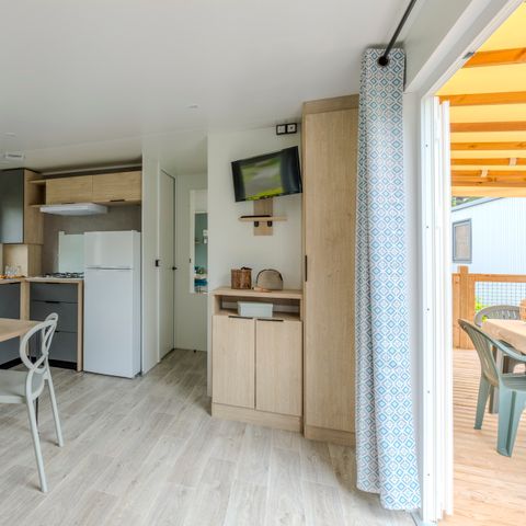 Mobile home 5 persons - Mobilehome PRESTA+Kids 2 bedrooms 29m² TV + air conditioning