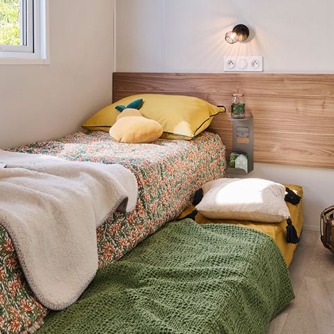 Mobile home 8 persons - PRESTA + 40m² – 4 bedrooms, 2 bathrooms, TV and air conditioning