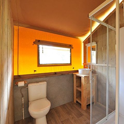 CANVAS AND WOOD TENT 6 people - Safari Lodge Tent | 2 Bedrooms | 6 Pers. | 1 Bathroom