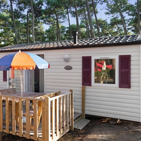 MOBILE HOME 8 people - Classic XL | 3 Bedrooms | 6/8 Pers. | Uncovered raised terrace
