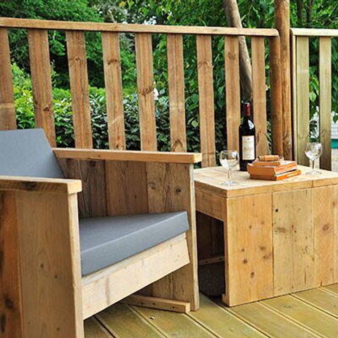 CANVAS AND WOOD TENT 6 people - Safari Lodge Tent | 2 Bedrooms | 6 Pers. | 1 Bathroom
