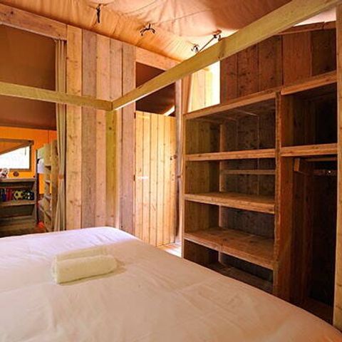 CANVAS AND WOOD TENT 6 people - Safari Lodge Tent | 2 Bedrooms | 6 Pers. | 1 Bathroom