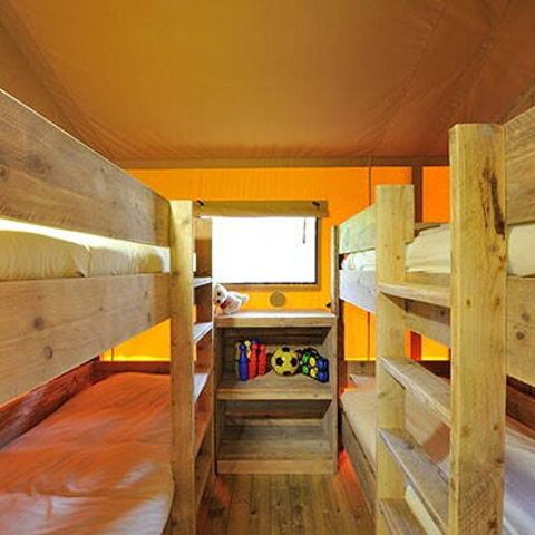 CANVAS AND WOOD TENT 6 people - Safari Lodge Tent | 2 Bedrooms | 6 Pers. | 1 Bathroom