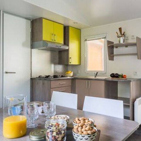 MOBILE HOME 6 people - Mobile-home | Comfort | 2 Bedrooms | 4/6 Pers. | Uncovered raised terrace | 1 bathroom | TV