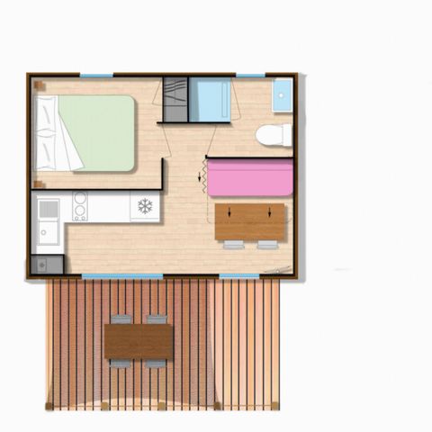 MOBILE HOME 2 people - Mobile-home ORHY**** sleeps 2