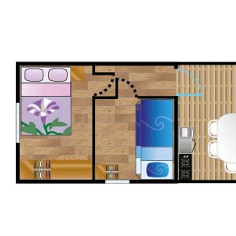 MOBILE HOME 4 people - Mobile-home ALBISTA*** sleeps 4