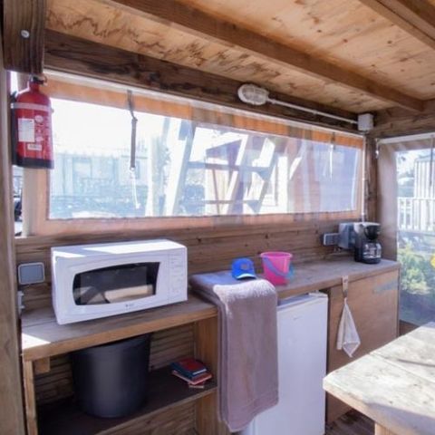 CANVAS AND WOOD TENT 2 people - Lodge LAINA CONFORT 2 persons