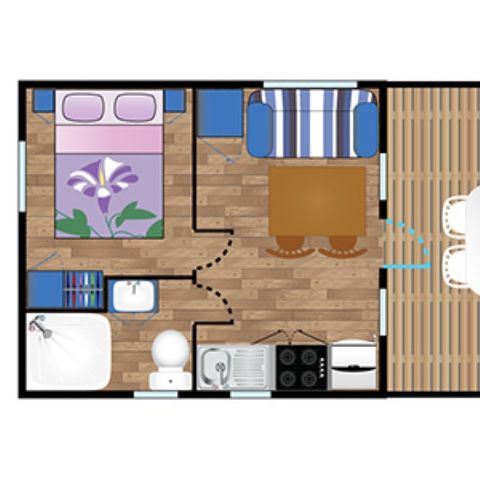 MOBILE HOME 2 people - Mobile-Home EREBY**** sleeps 2