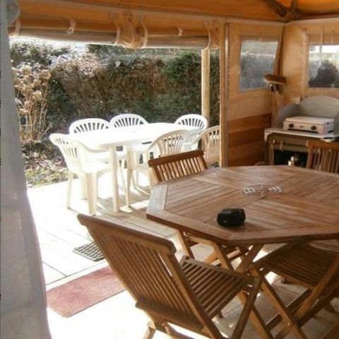 CANVAS AND WOOD TENT 6 people - Lodge URCHILO sleeps 6