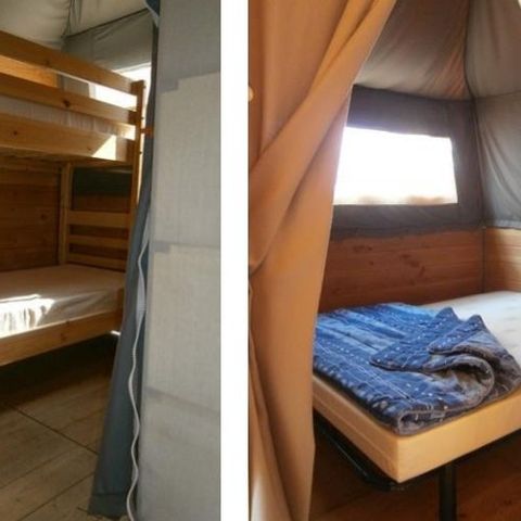 CANVAS AND WOOD TENT 6 people - Lodge URCHILO sleeps 6