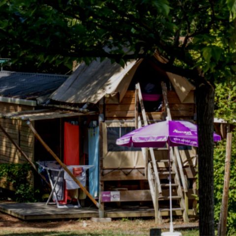 CANVAS AND WOOD TENT 2 people - Lodge LAINA 2 persons
