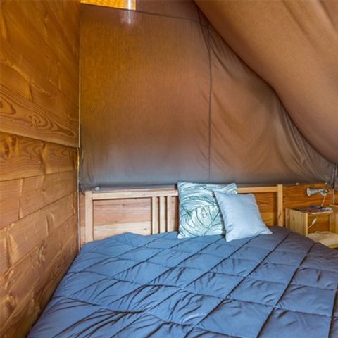 CANVAS AND WOOD TENT 4 people - Eco Lodge Tent | 2 Bedrooms | 4 Pers. | Without bathroom