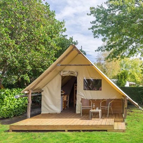 CANVAS AND WOOD TENT 4 people - Eco Lodge Tent | 2 Bedrooms | 4 Pers. | Without bathroom