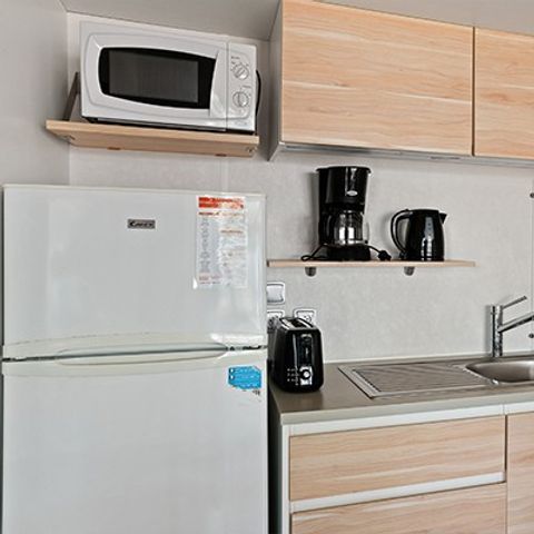 MOBILE HOME 4 people - Comfort XL | 2 Bedrooms | 4 Pers. | Raised terrace | TV