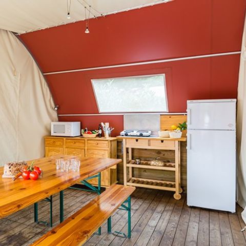 CANVAS BUNGALOW 8 people - Explorer Tent | 4 Bedrooms | 6/8 People | Without bathroom