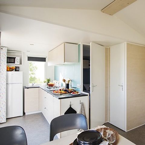 MOBILE HOME 4 people - Ultimate | 2 Bedrooms | 4 Pers | Raised terrace | 2 bathrooms | Air conditioning | TV