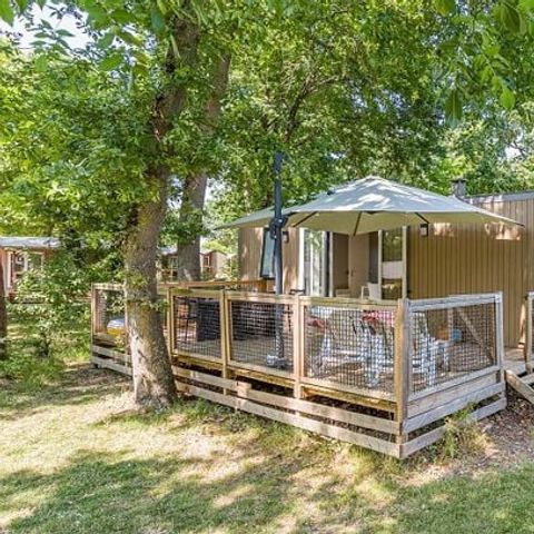 Mobile home 6 persons - | Comfort | 2 Bedrooms | 4/6 People | Single terrace | Air conditioning | TV