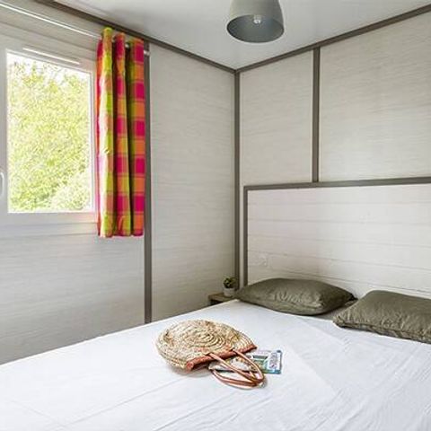 MOBILE HOME 7 people - Chalet | Comfort XL | 3 Bedrooms | 5/7 Pers. | Raised terrace | Air conditioning | TV