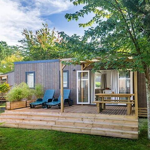 MOBILE HOME 8 people - Mobile home | Premium Exclusive | 4 Bedrooms | 8 Pers | Covered terrace | 1 bathroom | Air conditioning | TV