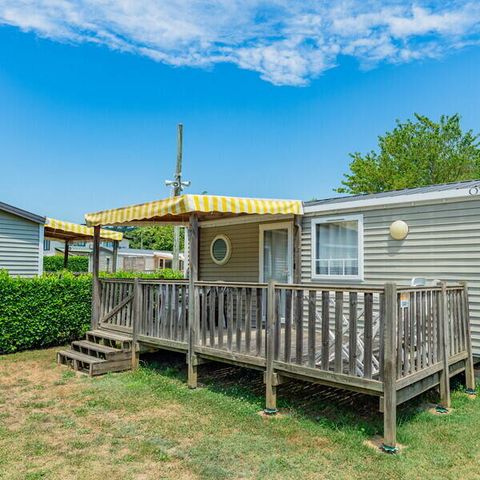 MOBILE HOME 4 people - Mobile-home | Comfort | 2 Bedrooms | 4 Pers | Covered terrace | 1 Bathroom | Air conditioning | TV