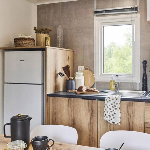 MOBILE HOME 6 people - Mobile-home | Comfort | 3 Bedrooms | 6 Pers. | Covered terrace | 1 Bathroom | Air-con.