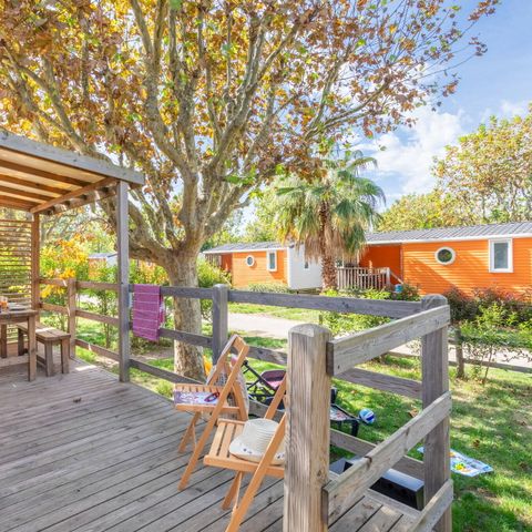 Mobile home 6 persons - Mobile home | Premium | 3 Bedrooms | 6 Pers | Covered terrace | 1 bathroom | Air conditioning | TV