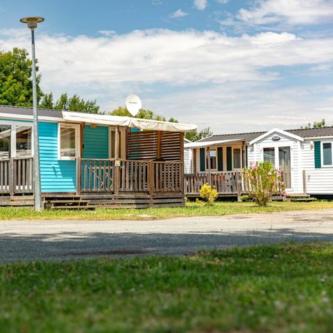 Mobile home 6 persons - Mobile-home | Comfort | 3 Bedrooms | 6 Pers | Covered terrace | 1 Bathroom | Air conditioning | TV