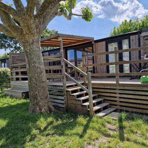 MOBILE HOME 4 people - Mobil-home | Ultimate | 2 Bedrooms | 4 Pers | Covered terrace | 1 Bathroom | Air conditioning | TV