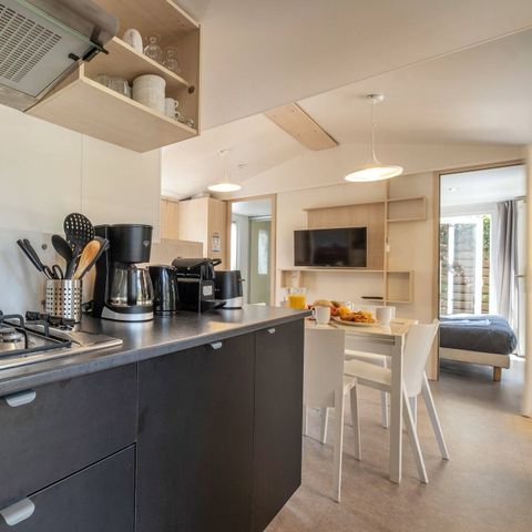 MOBILE HOME 4 people - Mobil-home | Ultimate | 2 Bedrooms | 4 Pers | Covered terrace | 1 Bathroom | Air conditioning | TV
