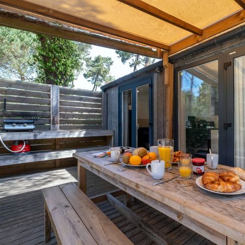 Mobile home 4 persons - Mobil-home | Ultimate | 2 Bedrooms | 4 Pers | Covered terrace | 1 Bathroom | Air conditioning | TV