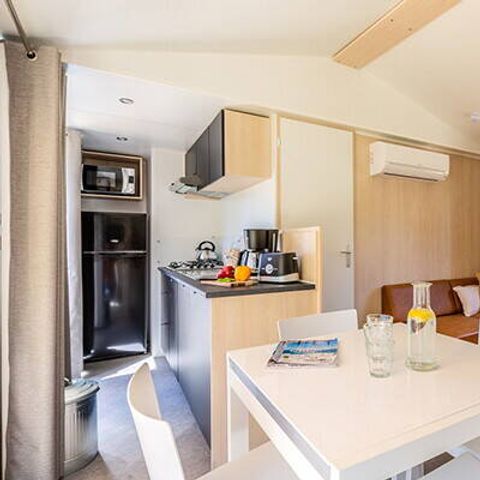 MOBILE HOME 6 people - Mobile-home | Premium Exclusive | 3 Bedrooms | 6 Pers | Raised terrace | Jacuzzi | Outside shower | 1 Bathroom | Air conditioning | TV