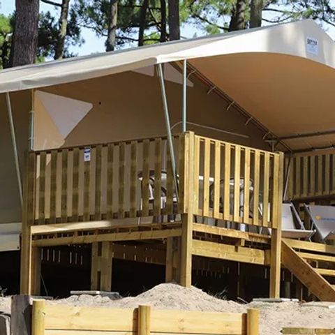 CANVAS AND WOOD TENT 5 people - Lodge - without sanitary facilities LG5