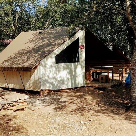 CANVAS BUNGALOW 4 people - Without sanitary facilities