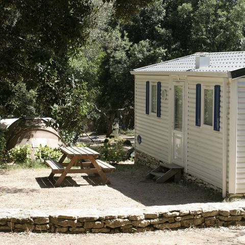 MOBILE HOME 6 people - Comfort | 2 Bedrooms | Sleeps 4-6 people | Single terrace | 1 Bathroom | Air-conditioning